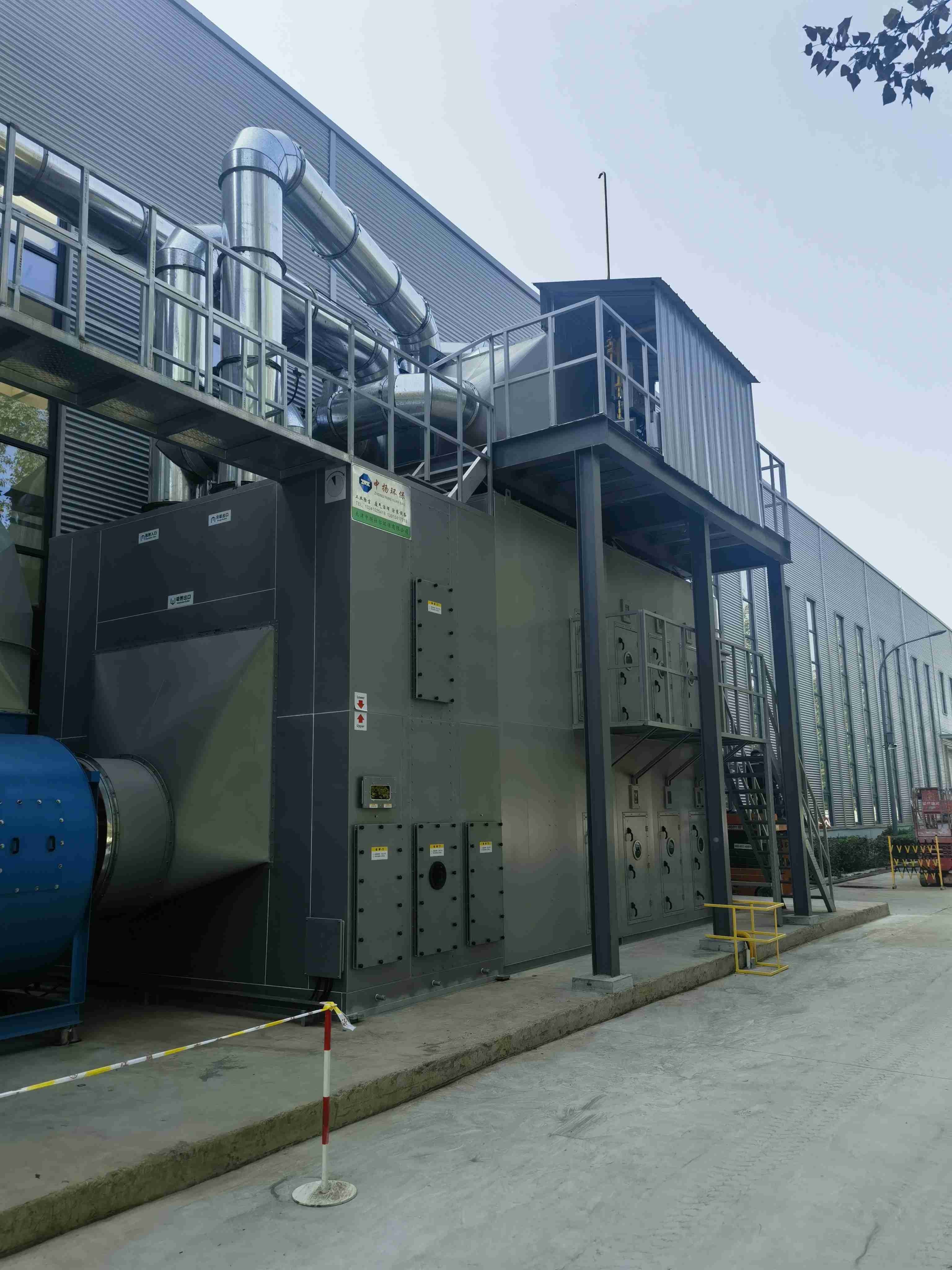 华创展示：4套15万风量沸石转轮+CO废气设备